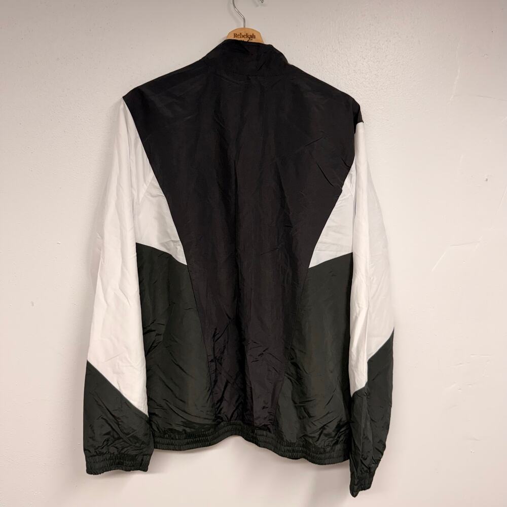 NWT Oakley Nylon Track Jacket Blackout Colorblock Windbreaker Men's SZ LARGE NEW - Picture 8 of 8